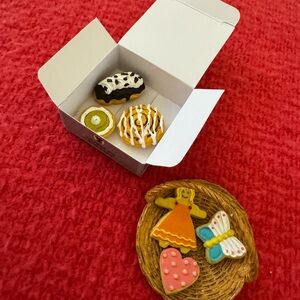 Re-ment Bakery Basket Pastry Box Set
